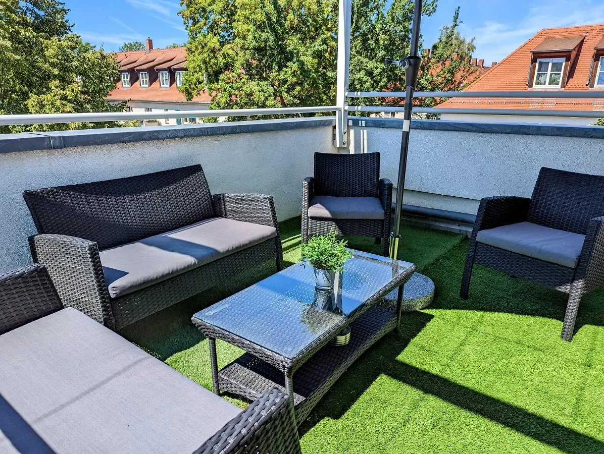 Leipzig-Residenz Waldstrasse Am Zoo Und Red Bull Arena , Rooftop Apartment Mit 2 Dachterrassen 0*, لبسيا